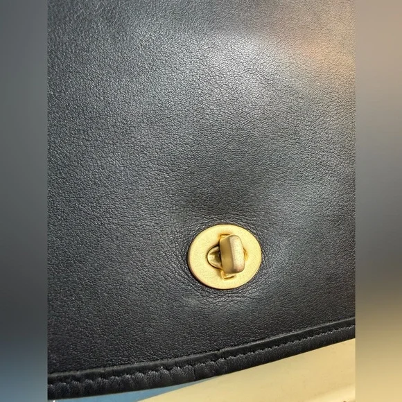 🖤 Vintage Coach Stewardess Crossbody Bag | Black |9525 | 2001 | Costa Rica - Picture 4 of 11